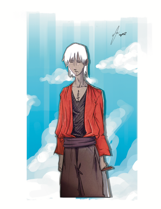 White Haired Swordsman